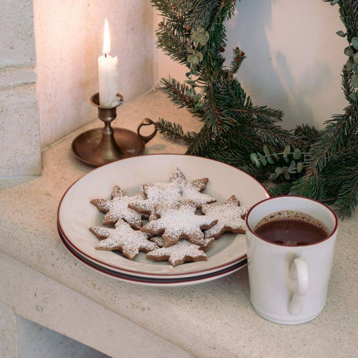 Kubek Costa Nova Beja White Red 0,36 l