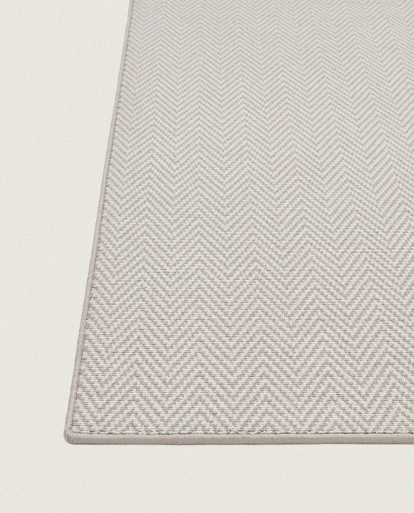 Dywan wełniany Rols Diana Herringbone Stone pod wymiar