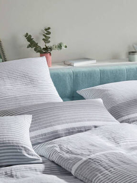 Poszewka lniana Elegante Summer Light Grey