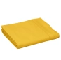 Prześcieradło perkalowe bez ściągacza Blanc Des Vosges UNI Żółte