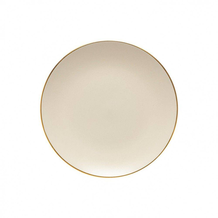 Talerz płytki Costa Nova Augusta Natural Gold 34 cm