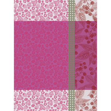 Ściereczka kuchenna Le Jacquard Français Cueillette d'été Pink