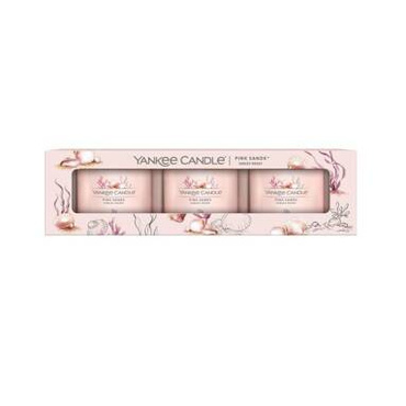 Świeca zapachowa Yankee Candle Pink Sands mini - 3 pack