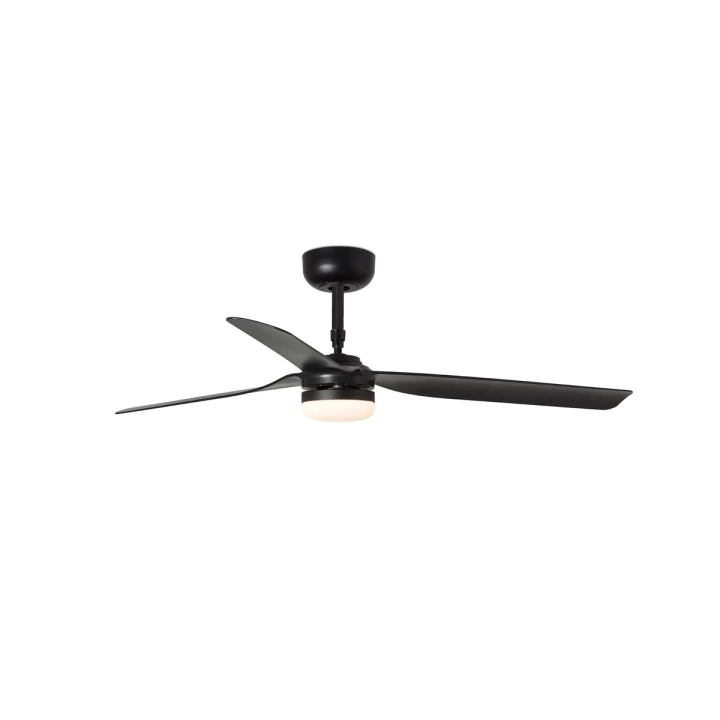 Wentylator sufitowy Faro Barcelona Punt LED M black fan DC SMART