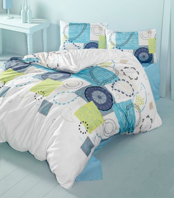 Pościel bawełniana VICTORIA Senila Turkus