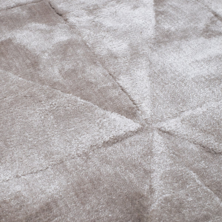 Dywan ręcznie tkany Carpet Decor Triango Silver