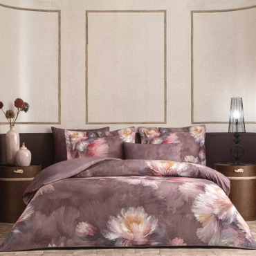 Komplet pościeli satynowej Valeron Fleuris