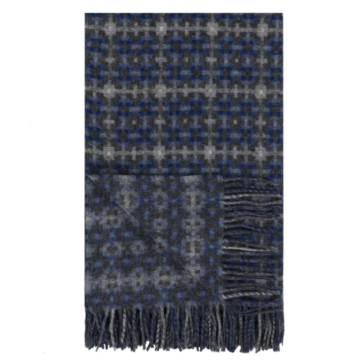 Koc wełniany Designers Guild Pembroke Cobalt