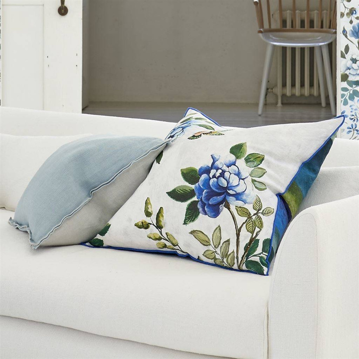 Poduszka dekoracyjna Designers Guild Porcelaine de Chine Cobalt