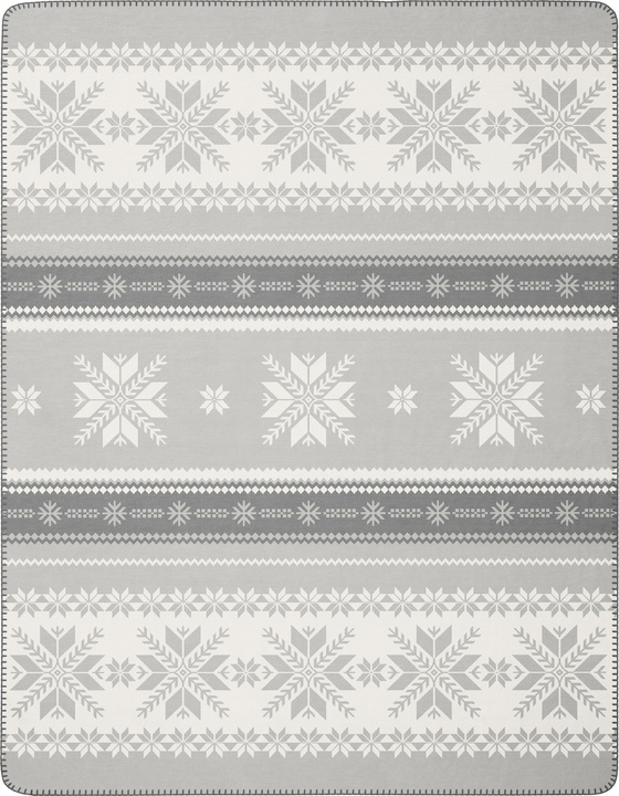 Koc bawełniany Biederlack Snow crystals