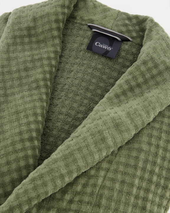 Szlafrok męski Cawo Schalkragen Waffelpique Field
