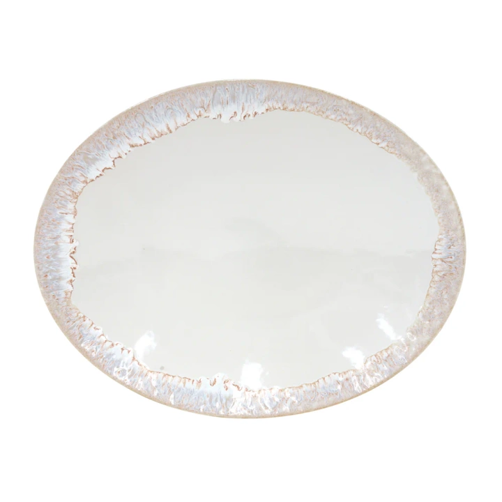 Talerz Costa Nova Taormina White Gold 40 cm