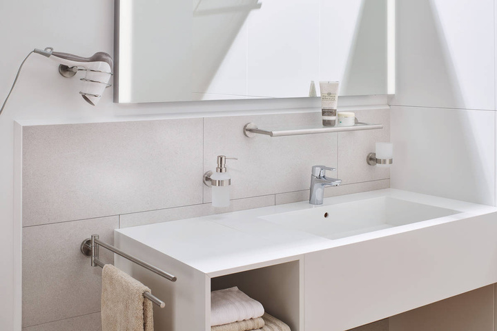 Uchwyt na suszarkę do włosów Kleine Wolke Allegra Chrom