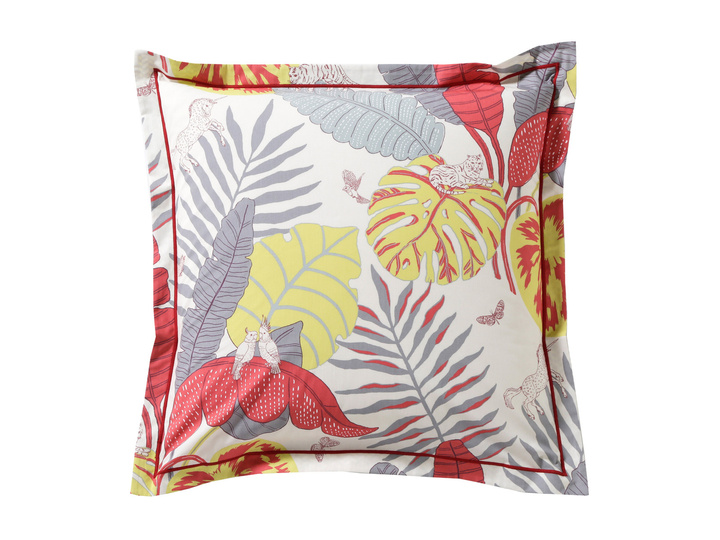 Poszewka perkalowa Blanc Des Vosges Bali Rubis OSTATNIE SZTUKI