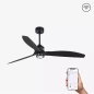 Wentylator sufitowy Faro Barcelona Just Fan LED M Matt Black DC SMART