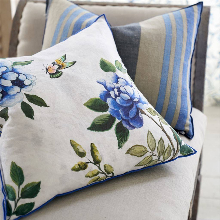 Poduszka dekoracyjna Designers Guild Brera Striato Cobalt