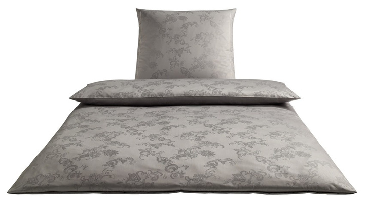 Poszewka satynowa Elegante Esperanto Grey 100% bawełna