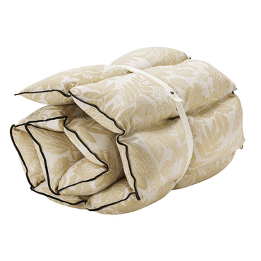Materac na leżak plamoodporny Le Jacquard Français Barbade Beige