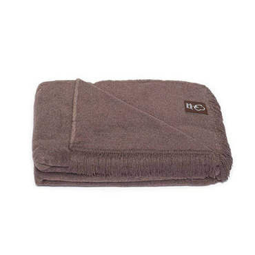 Koc Cotton Cloud Housie Plain Brązowy