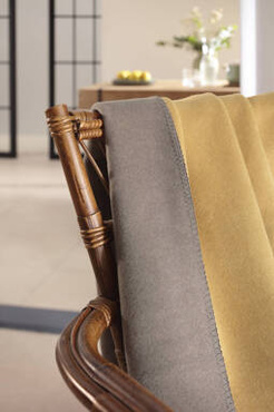 Koc bawełniany Biederlack Honey-Taupe