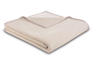 Koc bawełniany Biederlack Cotton Sense Silber