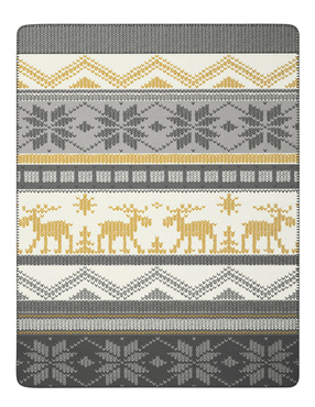 Koc bawełniany Biederlack Winter Knit