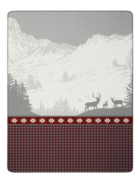 Koc bawełniany Biederlack Alp View