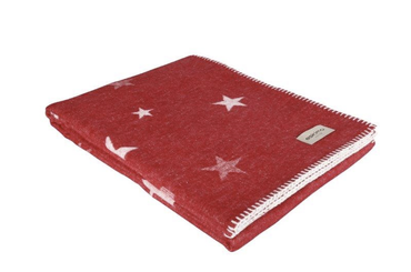 Pled bawełniany Eskimo Etoile Red