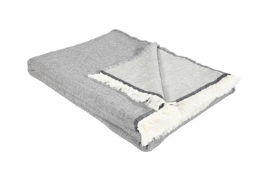 Pled bawełniany Eskimo Lily Grey/Silver