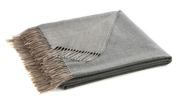 Pled wełniany Blanc Des Vosges Katmandou Antracytowy