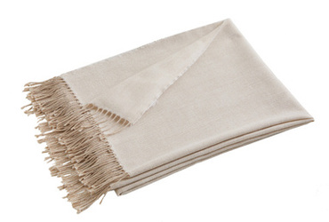 Pled wełniany Blanc Des Vosges Plume Beżowy