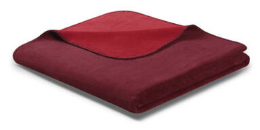 Koc Biederlack Doubleface Purpur-Rot