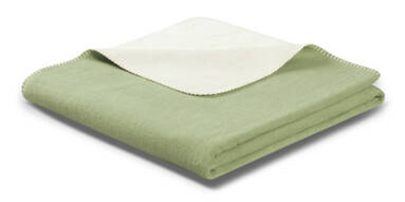 Koc Biederlack Doubleface Blue Mint-Ecru