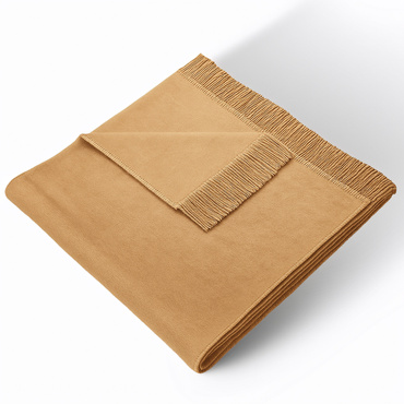 Koc Moca Design na fotel Beige