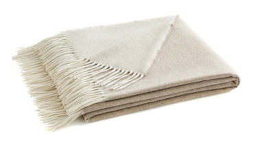 Pled kaszmirowy Blanc Des Vosges Himalaya Kremowy