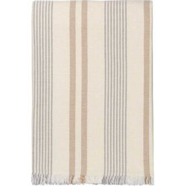 Pled bawełniany Elvang Iris Beige/Grey