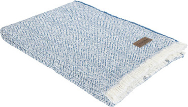 Pled bawełniany Eskimo Mykonos Blue