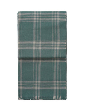 Pled wełniany Elvang Check Green/Light Green