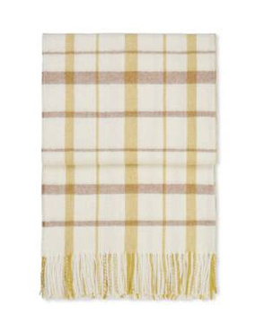 Pled wełniany Elvang Tweed Light Yellow