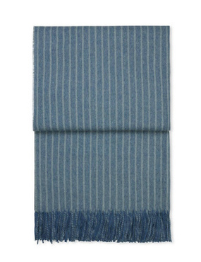 Pled wełniany Elvang Stripes Mirage Blue