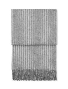 Pled wełniany Elvang Stripes Grey
