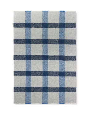 Pled wełniany Elvang Lava Grey/Cobolt Blue/Darkblue