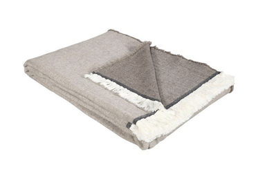 Pled bawełniany Eskimo Lily Taupe/Brown