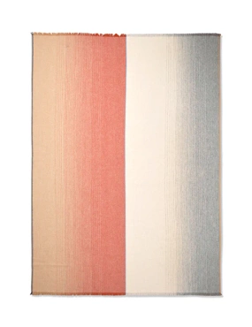 Pled wełniany Elvang Carte Red-Grey