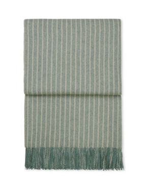 Pled wełniany Elvang Stripes Green