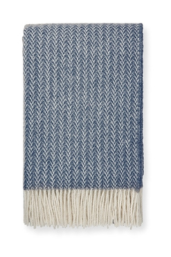 Pled wełniany Elvang Hope Dark Blue