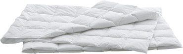 Kołdra puchowa Swiss Dream Basic 80 Caro Superlight (80% puch, 100% batyst bawełniany)