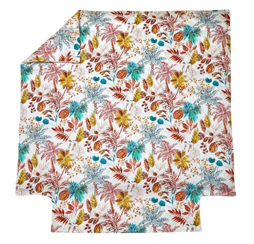 Poszwa satynowa Blanc Des Vosges Palmeraie Ceglana