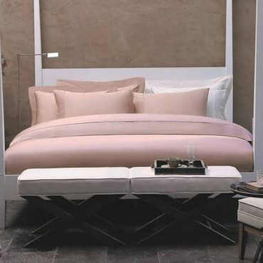 Komplet pościeli satynowej Valeron Luna Powder Pink