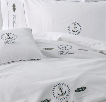 Pościel satynowa Tivolyo Ancora White